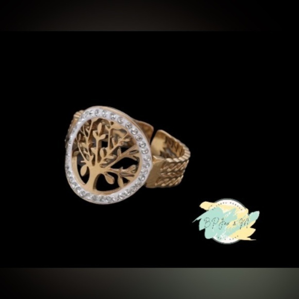 🆕Tree of Live Stainless Steel Ring One Size